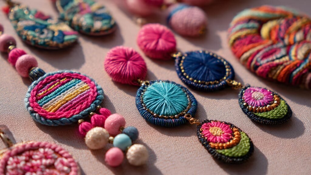 Globi Artists offer top handicraft Fabric Embroidery Jewelry: Blending Artistry and Adornment