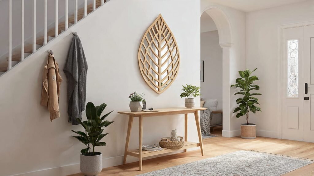 Elevate Your Space with Nature’s Elegance: The Premium Leaf-Shaped Wooden Wall Hanging!