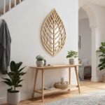 Elevate Your Space with Nature’s Elegance: The Premium Leaf-Shaped Wooden Wall Hanging!