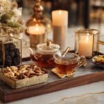 Serve in Style: Elevate Your Gatherings with Our Luxe Wooden Brass Tray